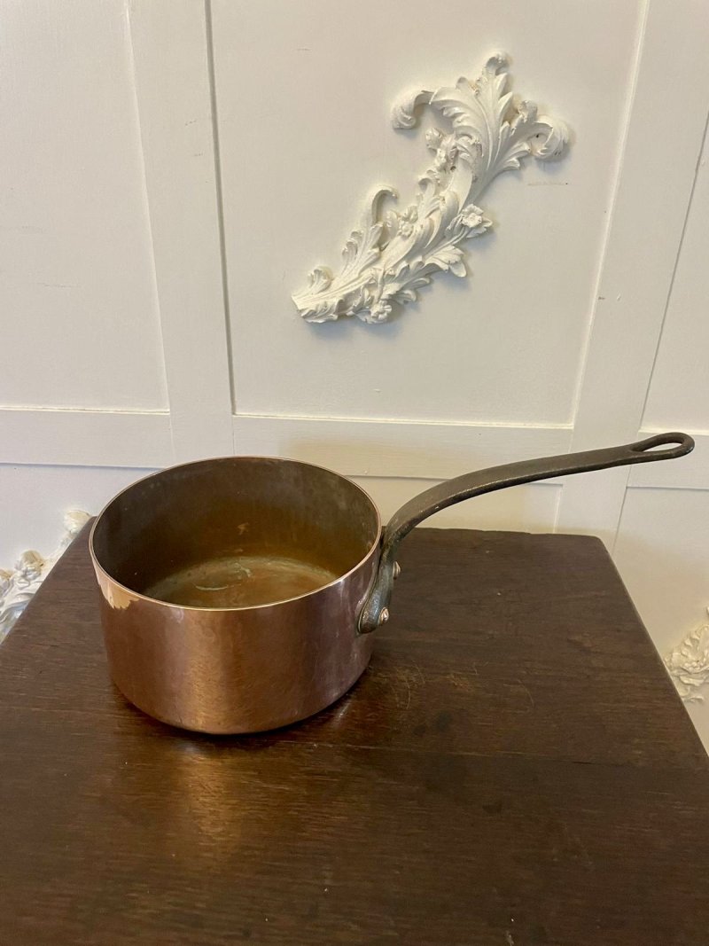 Antique 19th Century French Set of Four Copper Pans - Image 3